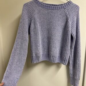 Altar'd State Lilac Waffle Knit Cardigan. Super soft lavender sweater